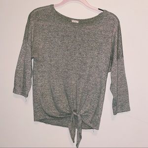 Anthropologie|Caution to the Wind Front Tie Top